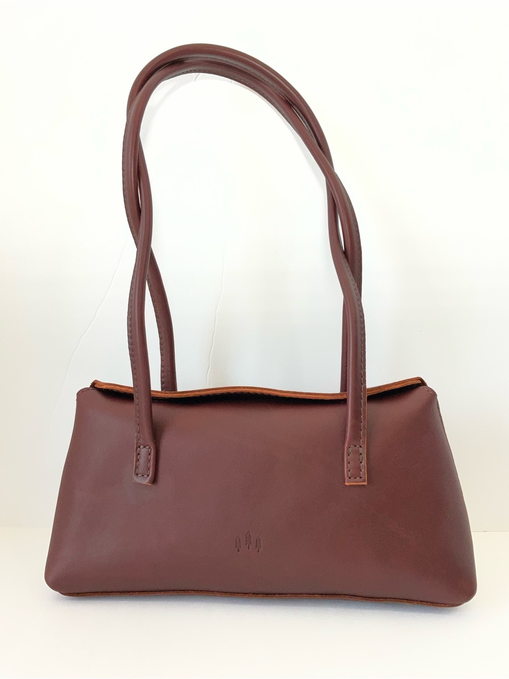 Portland Leather Amelie Shoulder Bag in Cognac-NEW